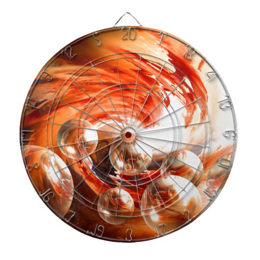 Tijdelijk Abstract Dartbord (Voorkant)