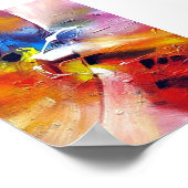 Tijdelijk Abstract expressionisme Stijl schilderen Poster (Hoek)