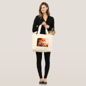 Tijdelijk Abstract Grote Tote Bag (Voorkant (model))