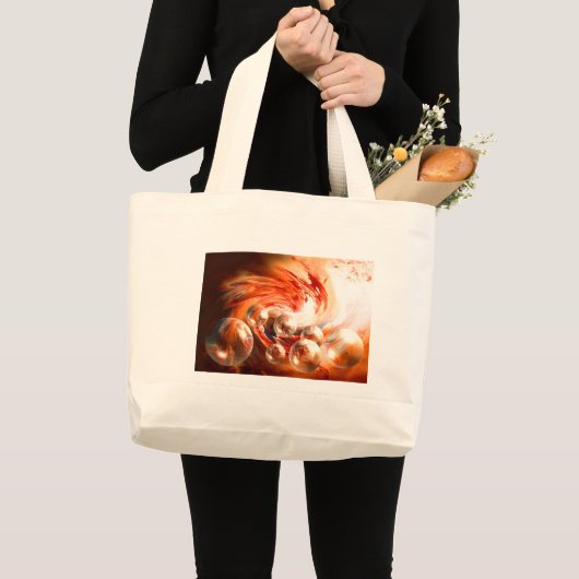 Tijdelijk Abstract Grote Tote Bag (Voorkant (product))