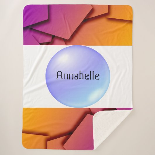 Tijdelijk Abstract in stadsminimalisme Sherpa Deken (Voorkant)