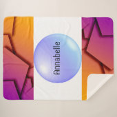 Tijdelijk Abstract in stadsminimalisme Sherpa Deken (Voorkant (horizontaal))