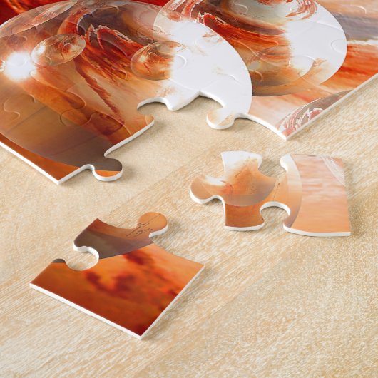 Tijdelijk Abstract Legpuzzel (Zijkant)