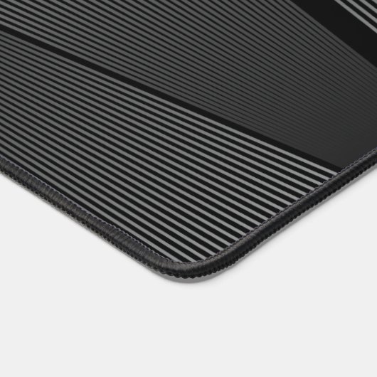 Tijdelijk Abstract metaal grijs Bureaumat (Hoek)