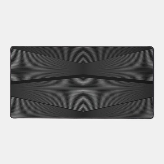 Tijdelijk Abstract metaal grijs Bureaumat (Voorkant)