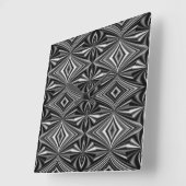 Tijdelijk abstract ontwerp vierkante klok (Hoek)