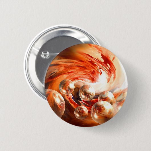 Tijdelijk Abstract Ronde Button 5,7 Cm (Voorkant /achterkant)