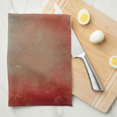 Tijdelijk Abstract rood, blauw, gekleurd Theedoek (Quarter Fold)