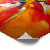 Tijdelijk Abstract schilderen Poster (Hoek)