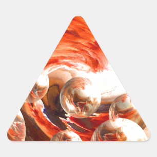 Tijdelijk Abstract Sticker