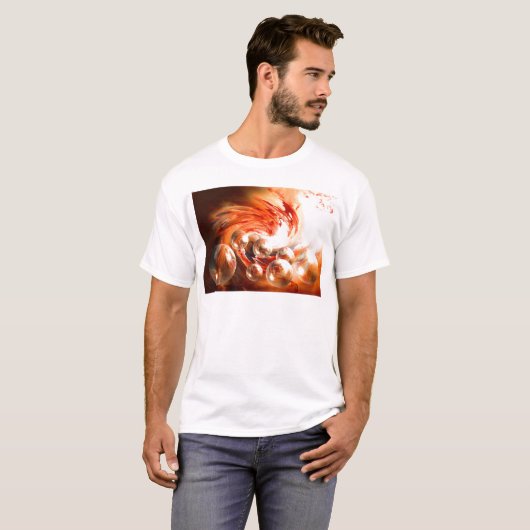 Tijdelijk Abstract T-shirt (Voorkant volledig)