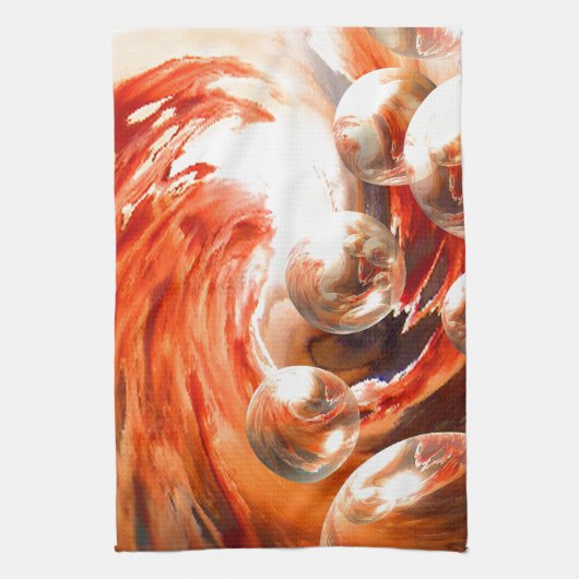 Tijdelijk Abstract Theedoek (Verticaal)