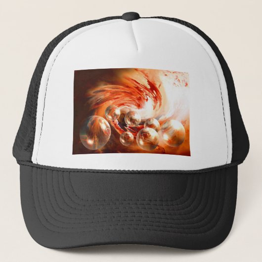 Tijdelijk Abstract Trucker Pet (Voorkant)
