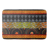 Tijdelijk afrocentrisch motif-ontwerp badmat (Voorkant)