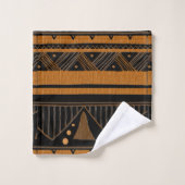 Tijdelijk afrocentrisch ontwerp bad handdoek (Wasdoekje)