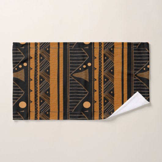 Tijdelijk afrocentrisch ontwerp bad handdoek (Handdoek)