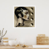 Tijdelijk: Art Deco/Art Nouveau Style Poster (Keuken)