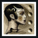 Tijdelijk: Art Deco/Art Nouveau Style Poster<br><div class="desc">Tijdelijk: Art Deco/Art Nouveau Style</div>