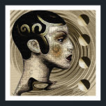 Tijdelijk: Art Deco/Art Nouveau Style Poster<br><div class="desc">Tijdelijk: Art Deco/Art Nouveau Style</div>