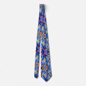 Tijdelijk blauw Abstract - diepteverlichting Stropdas (Achterkant)