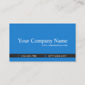Tijdelijk blauw en grijs - Visitekaartje (Voorkant)