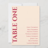 Tijdelijk elegant weddenschapstabel (Voorkant)