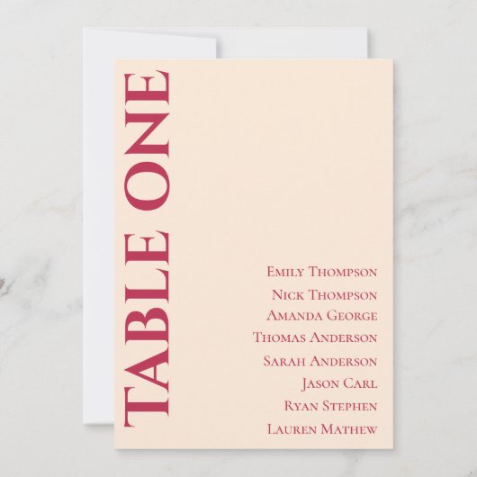 Tijdelijk elegant weddenschapstabel (Achterkant)