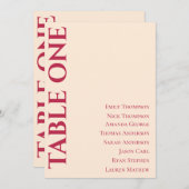 Tijdelijk elegant weddenschapstabel (Voorkant / Achterkant)