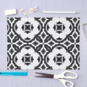Tijdelijk esthetisch zwart-wit patroon tissuepapier (Craft)