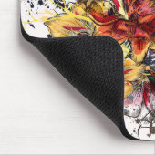 Tijdelijk Floral Bouquet Muismat (Hoek)