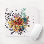 Tijdelijk Floral Bouquet Muismat (Met muis)