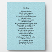 Tijdelijk gedicht nemen fotoplaat (Voorkant)