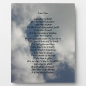 Tijdelijk gedicht nemen fotoplaat (Voorkant)