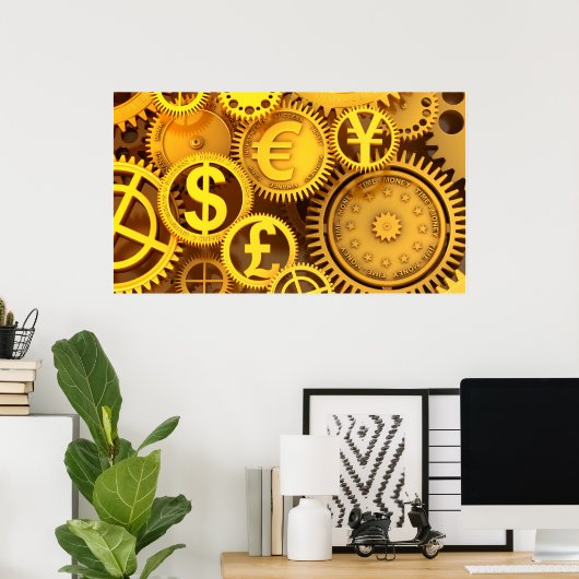 Tijdelijk geld poster (Thuiskantoor)