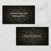 Tijdelijk geometrisch patroon klantenkaartje (Voorkant / Achterkant)