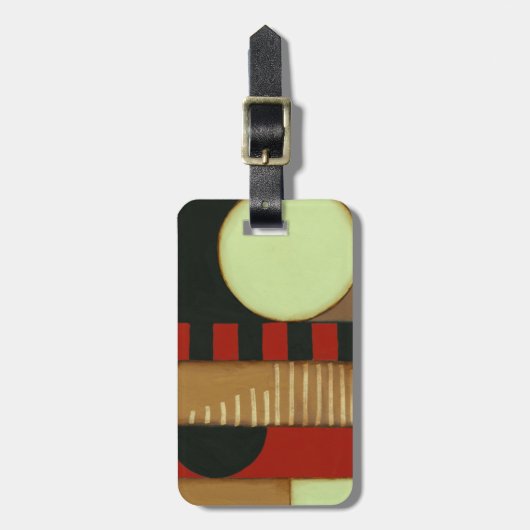 Tijdelijk gepanelde verf van vlot bagagelabel (Voorkant verticaal)