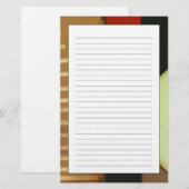 Tijdelijk gepanelde verf van vlot briefpapier (Voorkant / Achterkant)