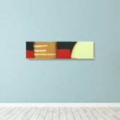 Tijdelijk gepanelde verf van vlot canvas afdruk (Insitu (Houten vloer))