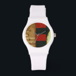 Tijdelijk gepanelde verf van vlot horloge<br><div class="desc">Een hedendaagse vloerschildering met multicolored panelen en cirkels. Nog een geweldige creatie van Jennifer Goldberger,  koop dit stuk en bekijk een paar van haar andere schilderijen!</div>