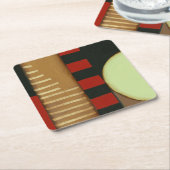 Tijdelijk gepanelde verf van vlot kartonnen onderzetters (Schuin)