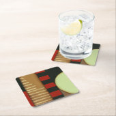 Tijdelijk gepanelde verf van vlot kartonnen onderzetters (Insitu)