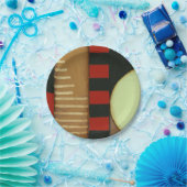 Tijdelijk gepanelde verf van vlot papieren bordje (Feest)