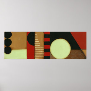 Tijdelijk gepanelde verf van vlot poster