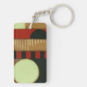 Tijdelijk gepanelde verf van vlot sleutelhanger (achterkant)