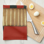 Tijdelijk gepanelde verf van vlot theedoek (Quarter Fold)