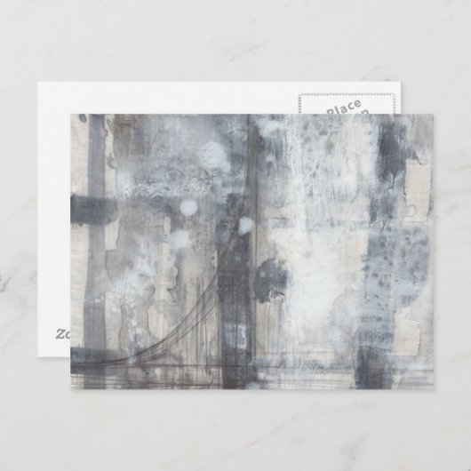 Tijdelijk grijs schilderen briefkaart (Voorkant / Achterkant)