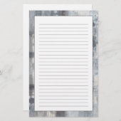 Tijdelijk grijs schilderen briefpapier (Voorkant / Achterkant)