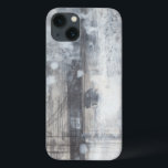 Tijdelijk grijs schilderen Case-Mate iPhone case<br><div class="desc">Dit hedendaagse grijze schilderij is het werk van Jennifer Goldberger. Een dikke grijze hanger op het stuk als een zware mist. Koop vandaag nog een kopie van deze afdruk!</div>