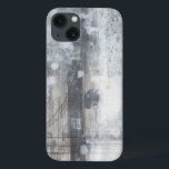 Tijdelijk grijs schilderen Case-Mate iPhone case<br><div class="desc">Dit hedendaagse grijze schilderij is het werk van Jennifer Goldberger. Een dikke grijze hanger op het stuk als een zware mist. Koop vandaag nog een kopie van deze afdruk!</div>