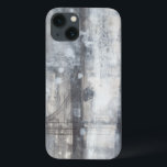 Tijdelijk grijs schilderen iPhone 13 hoesje<br><div class="desc">Dit hedendaagse grijze schilderij is het werk van Jennifer Goldberger. Een dikke grijze hanger op het stuk als een zware mist. Koop vandaag nog een kopie van deze afdruk!</div>